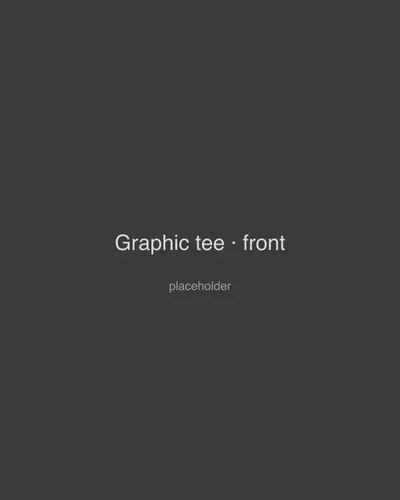 Vintage Graphic Tee, black