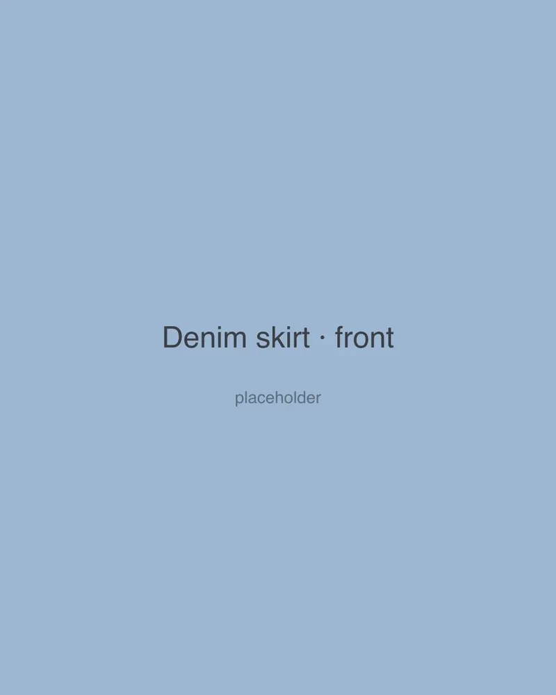 Denim Mini Skirt, photo 1 of 2