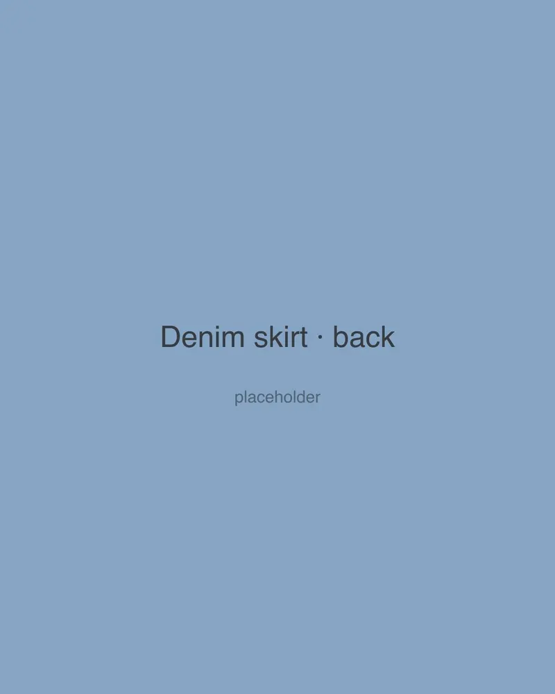 Denim Mini Skirt, photo 2 of 2